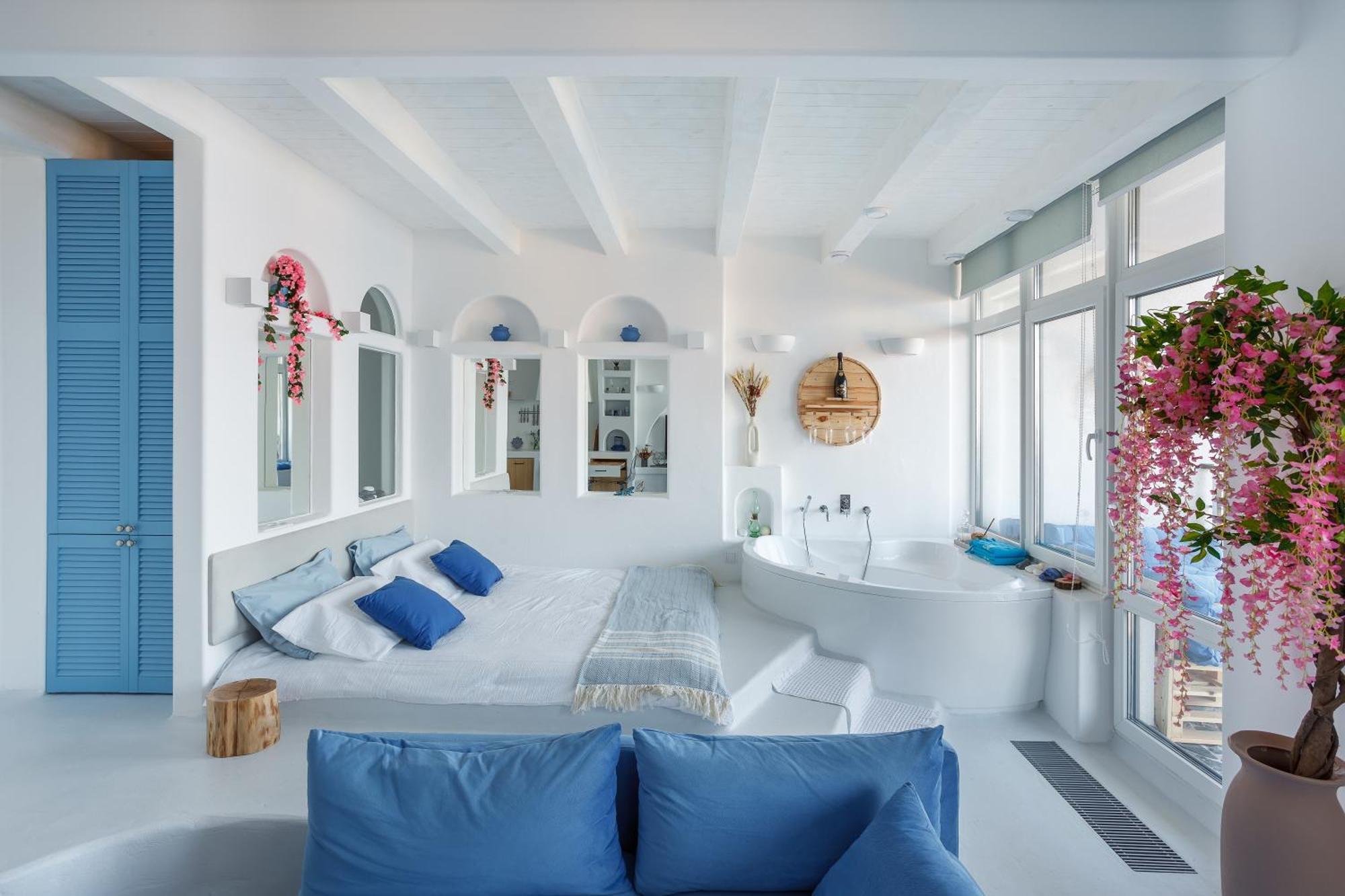 Anna Maria Santorini - Greek Suite & Large Sea Terrace Arcadia Odessa Dış mekan fotoğraf